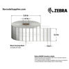 Picture of Zebra 8000D 56 x 13mm Direct Thermal Jewellery Tag Label